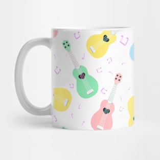 Joyful Ukuleles In Summery Pastels Mug